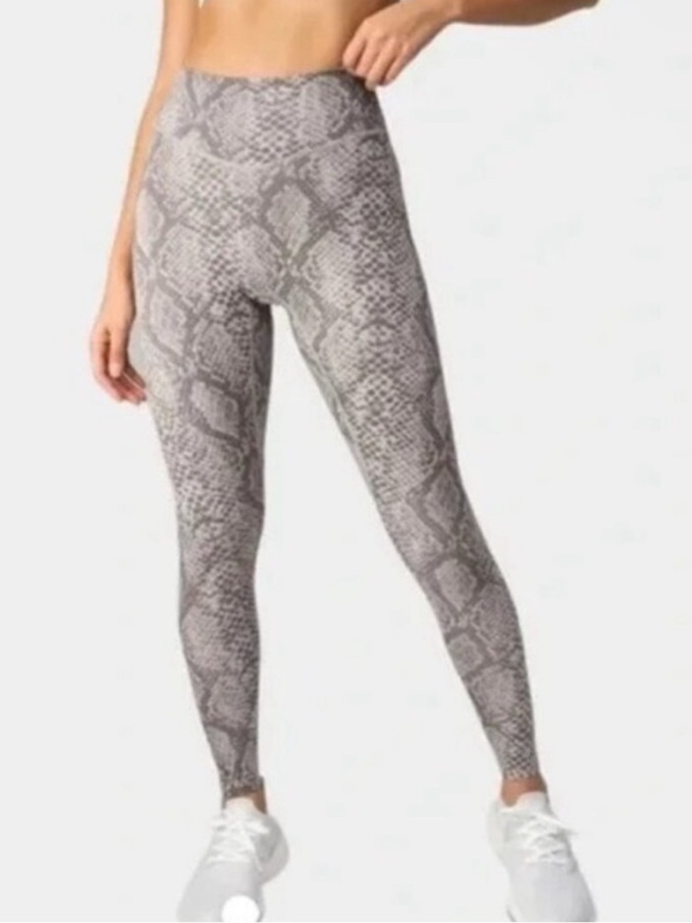 Balance Athletica Gray Python Snake Print Leggings size Small